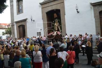 Misa y procesión de la Virgen de Telde en Los Llanos de Telde (Foto TA)